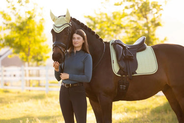 LeMieux Suede Dressage Square Macaron| Online For Equine