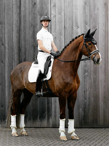 LeMieux Suede Dressage Square White| Online For Equine
