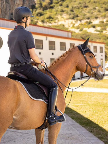 LeMieux Suede EuroJump Square Black| Online For Equine