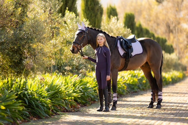 LeMieux Suede GP Square Lilac| Online For Equine