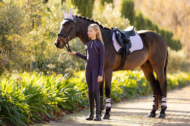 LeMieux Suede GP Square Lilac| Online For Equine