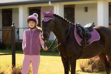 LeMieux Suede GP Square Mallow| Online For Equine