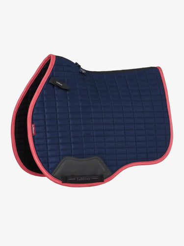 LeMieux Suede GP Square Navy/Cranberry| Online For Equine