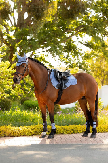 LeMieux Suede GP Square Powder Blue| Online For Equine