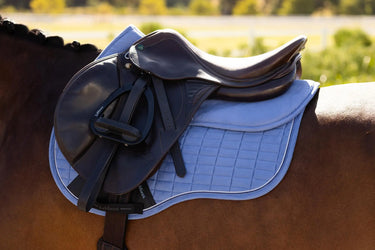 LeMieux Suede Half Pad Powder Blue| Online For Equine