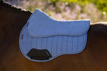 LeMieux Suede Half Pad Powder Blue| Online For Equine