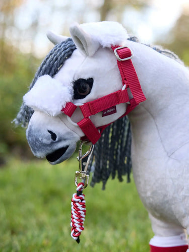 LeMieux Toy Pony Christmas Headcollar & Leadrope Red| Online For Equine