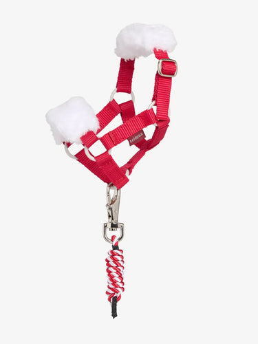 LeMieux Toy Pony Christmas Headcollar & Leadrope Red| Online For Equine