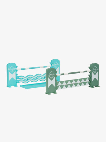LeMieux Toy Pony Jump Set Azure/Sage/White| Online For Equine