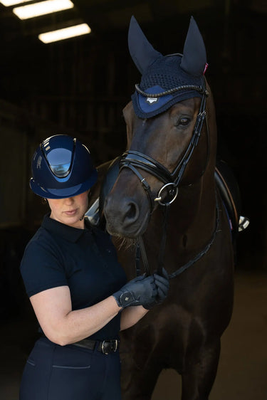 LeMieux Verv Navy Gloss Competition Helmet| Online For Equine