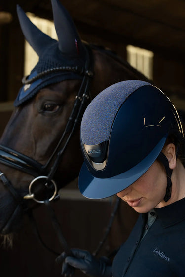 LeMieux Verv Navy Gloss Competition Helmet| Online For Equine