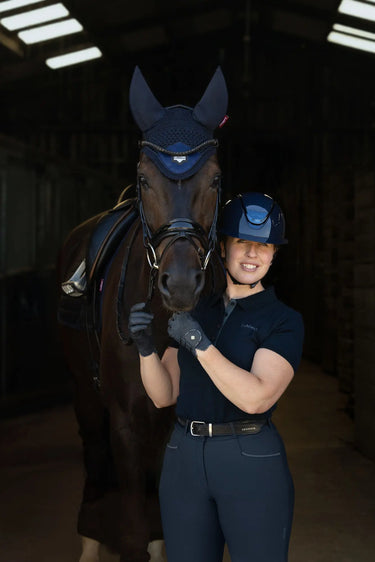 LeMieux Verv Navy Gloss Competition Helmet| Online For Equine