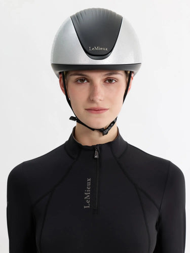 LeMieux Vexa Silver Skull Cap Helmet| Online For Equine