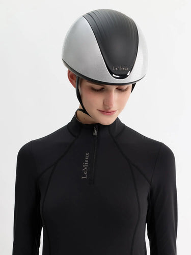 LeMieux Vexa Silver Skull Cap Helmet| Online For Equine