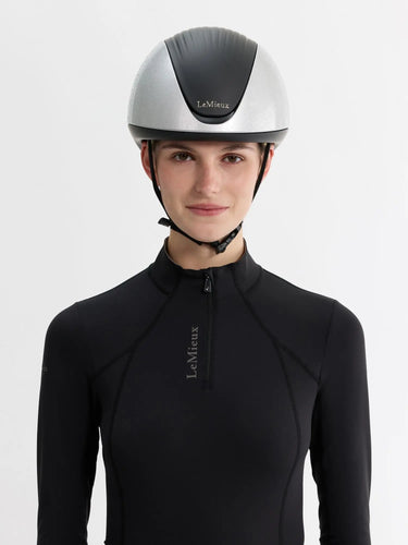 LeMieux Vexa Silver Skull Cap Helmet| Online For Equine