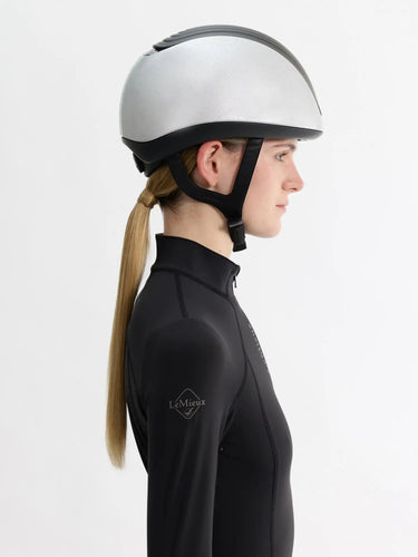 LeMieux Vexa Silver Skull Cap Helmet| Online For Equine
