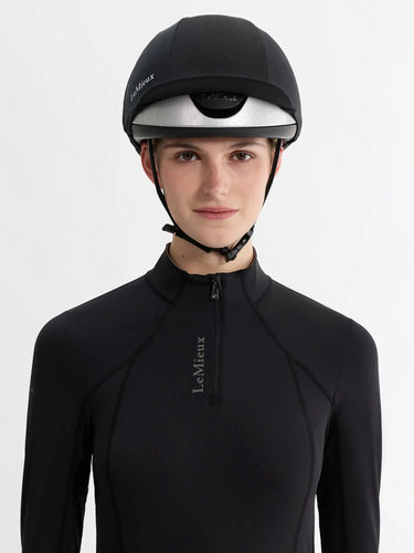 LeMieux Vexa Silver Skull Cap Helmet| Online For Equine
