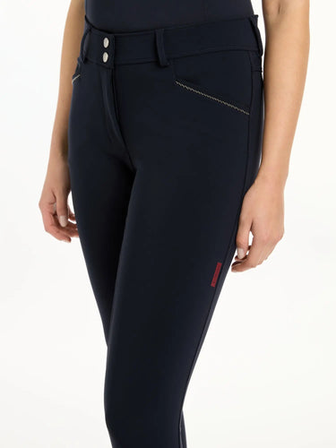LeMieux Victoria Breeches Silicone Seat Navy| Online For Equine