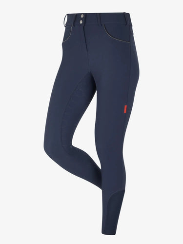 LeMieux Victoria Breeches Silicone Seat Navy| Online For Equine