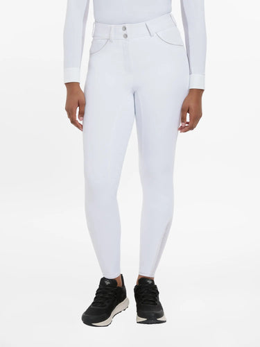 LeMieux Victoria Breeches Silicone Seat White| Online For Equine