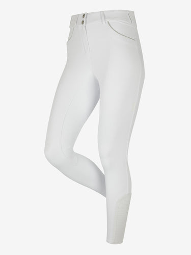 LeMieux Victoria Breeches Silicone Seat White| Online For Equine