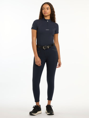 LeMieux Victoria Breeches Suede Seat Navy| Online For Equine