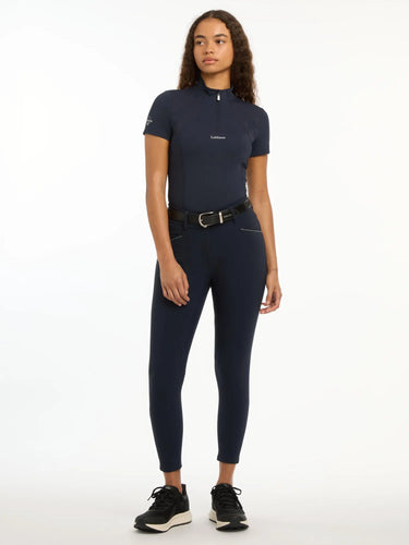 LeMieux Victoria Breeches Suede Seat Navy| Online For Equine