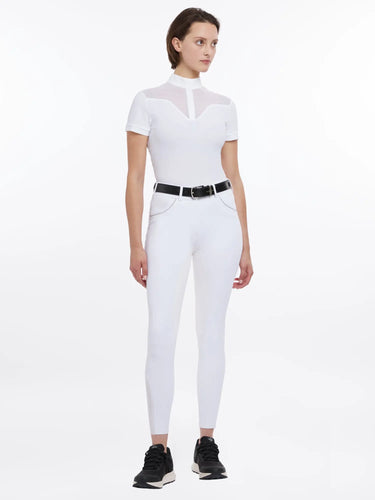 LeMieux Victoria Breeches Suede Seat White| Online For Equine