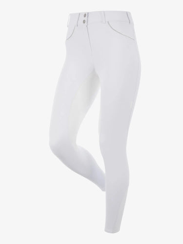 LeMieux Victoria Breeches Suede Seat White| Online For Equine