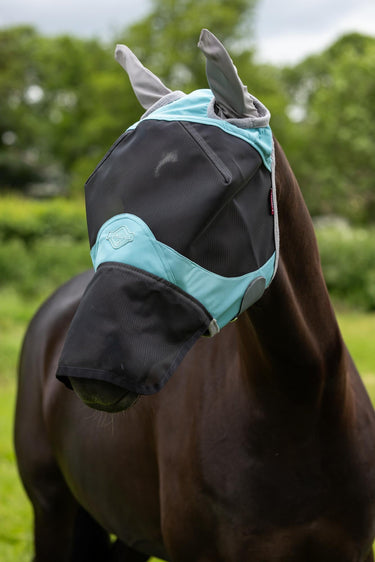 LeMieux Visor-Tek Full Fly Mask Lagoon| Online For Equine