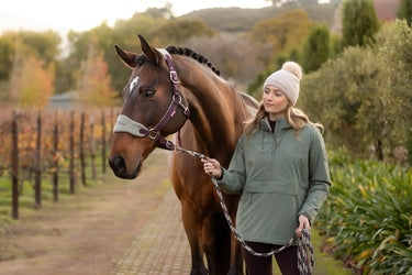 LeMieux Vogue Headcollar & Leadrope Damson| Online For Equine