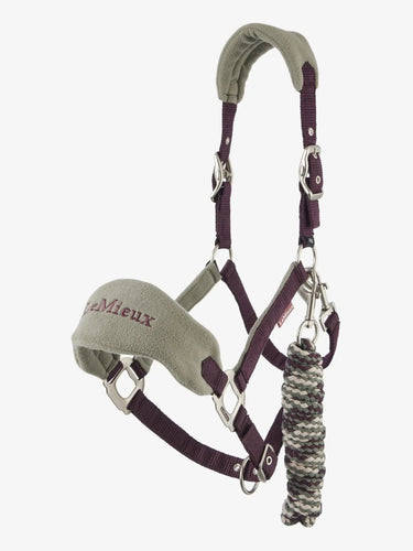 LeMieux Vogue Headcollar & Leadrope Damson| Online For Equine