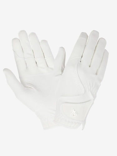 Buy the Lemieux White Close Contact Gloves | Online for Equine