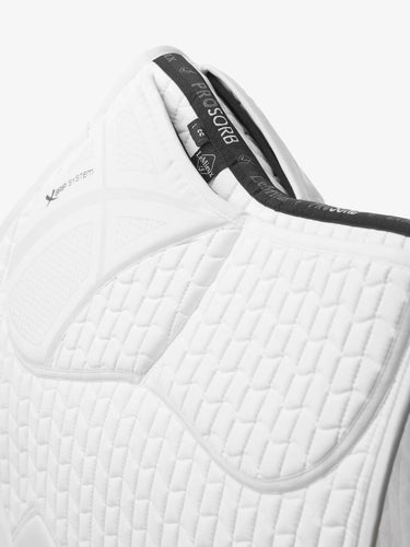 Buy LeMieux White ProSorb Plain 2 Pocket Close Contact Square| Online for Equine