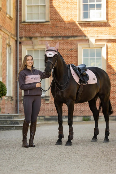 LeMieux Wild Rose Heritage Herringbone Jump Square Wild Rose| Online For Equine