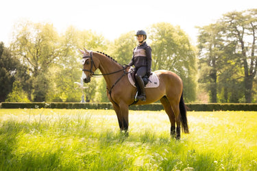 LeMieux Wild Rose Heritage Herringbone Jump Square Wild Rose| Online For Equine