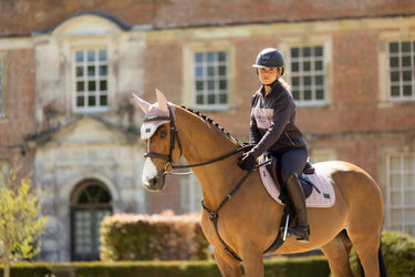 LeMieux Wild Rose Heritage Herringbone Jump Square Wild Rose| Online For Equine
