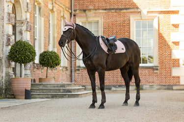 LeMieux Wild Rose Heritage Herringbone Jump Square Wild Rose| Online For Equine