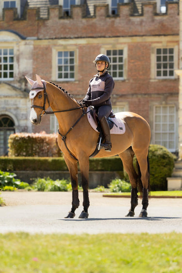 LeMieux Wild Rose Heritage Herringbone Jump Square Wild Rose| Online For Equine