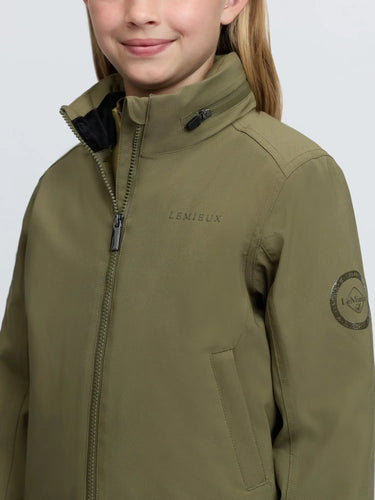 LeMieux Willow Green Young Rider Clarissa Crew Jacket| Online For Equine