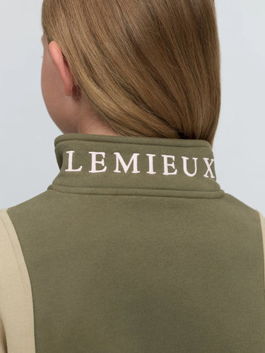 LeMieux Willow Green Young Rider Viola Quarter Zip Sweat| Online For Equine