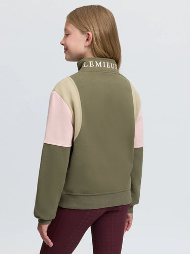 LeMieux Willow Green Young Rider Viola Quarter Zip Sweat| Online For Equine