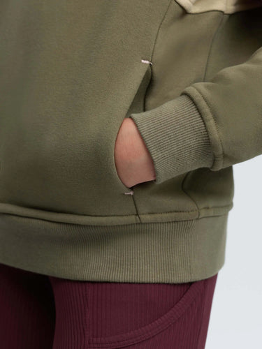 LeMieux Willow Green Young Rider Viola Quarter Zip Sweat| Online For Equine
