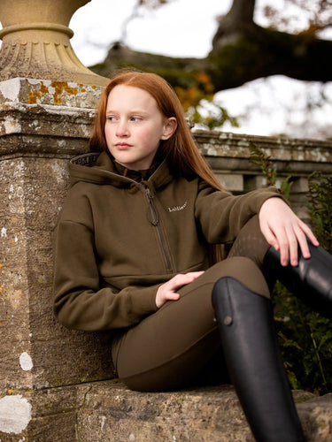 Buy the LeMieux Young Rider Alpine Hettie Half Zip Hoodie | Online for Equine