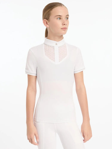 LeMieux Young Rider Belle Show Shirt White| Online For Equine