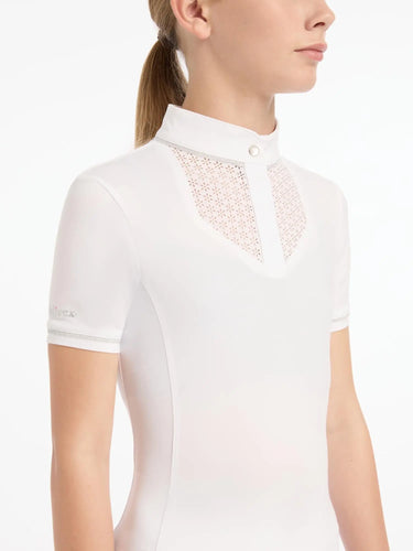 LeMieux Young Rider Belle Show Shirt White| Online For Equine