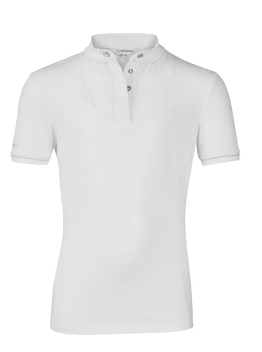LeMieux Young Rider Belle Show Shirt White| Online For Equine