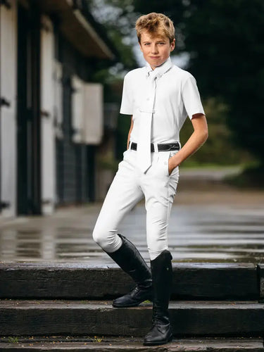 Buy LeMieux Young Rider Boys Breech White | Online for Equine