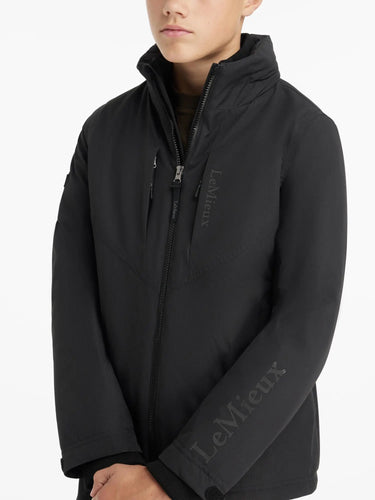 LeMieux Young Rider Boys Waterproof Team Jacket Black| Online For Equine