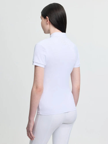 LeMieux Young Rider Brilliance Livvy Short Sleeve Show Shirt White| Online For Equine